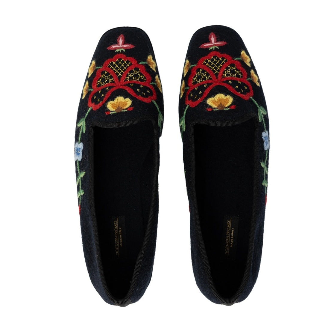 Hallingdrott slipper, red