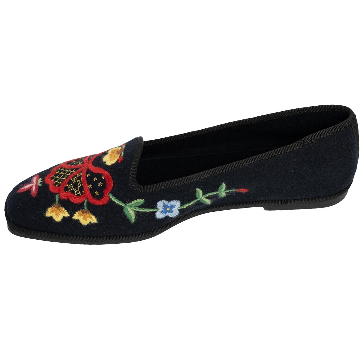 Hallingdrott slipper, red