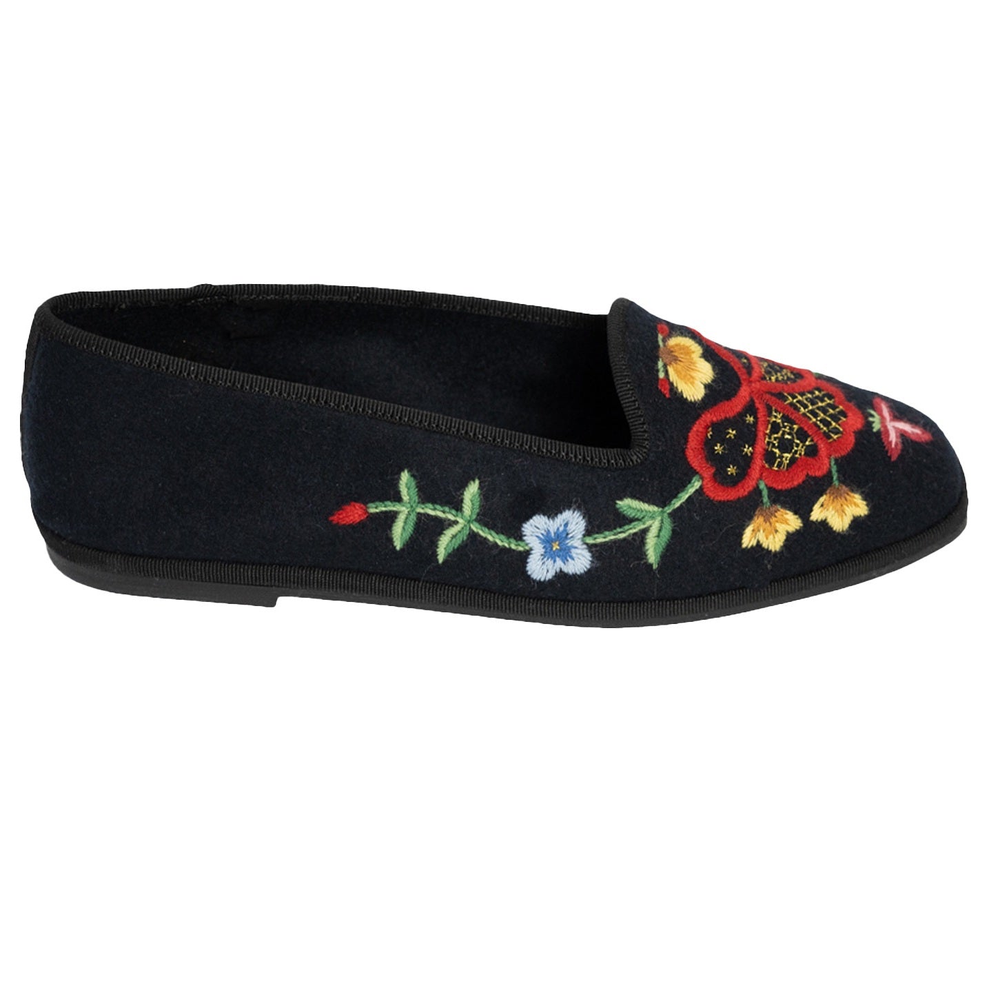 Hallingdrott slipper, red