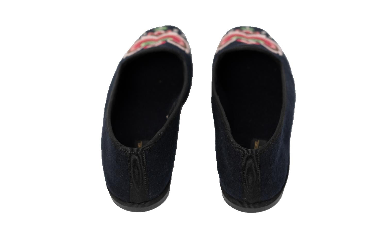 Hallingfryd ballerina skor i rosa bakifrån