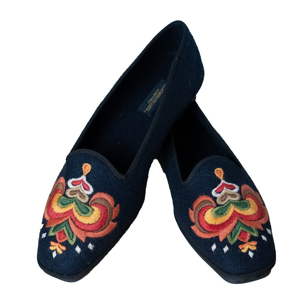 Hallingfryd slipper, red