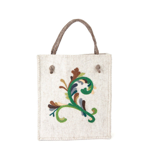 Trollskog ullveske, mørk grønn original