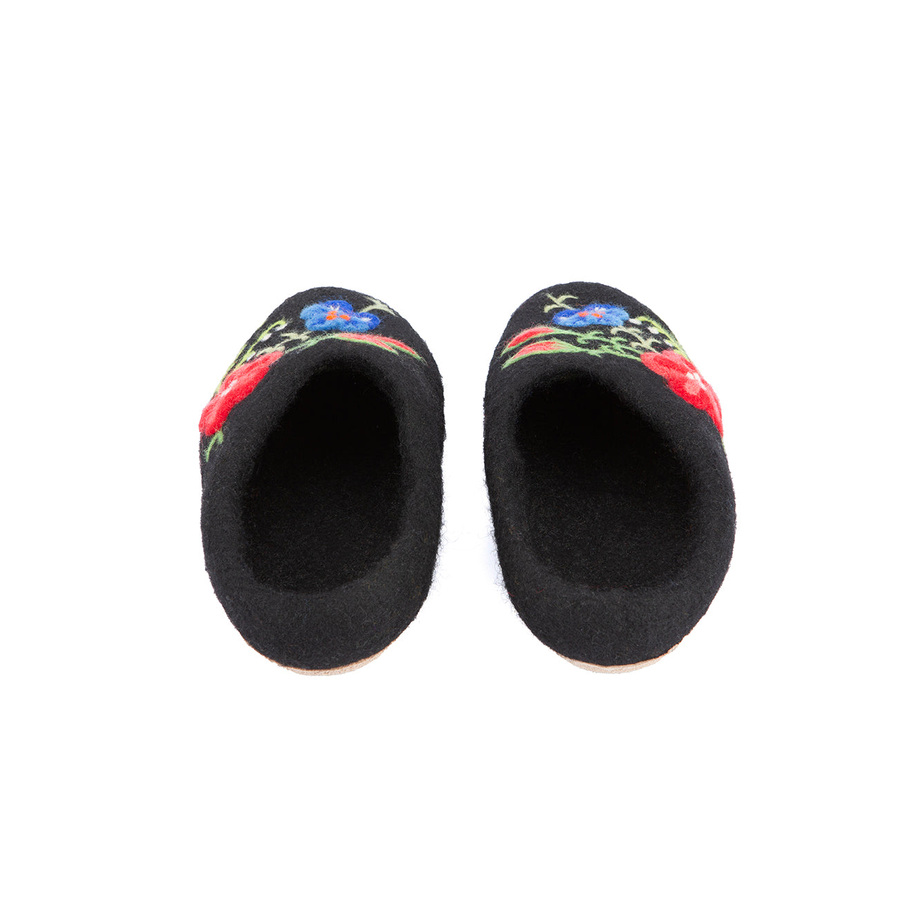Dala wool slippers, black